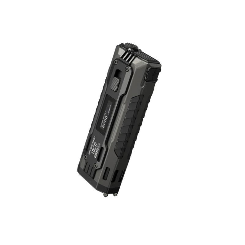 Nitecore EDC37 8000 Lumens Ultimate Tactical EDC Flashlight, Bulit-in Battery, Type-C Rechargeable Troch Light