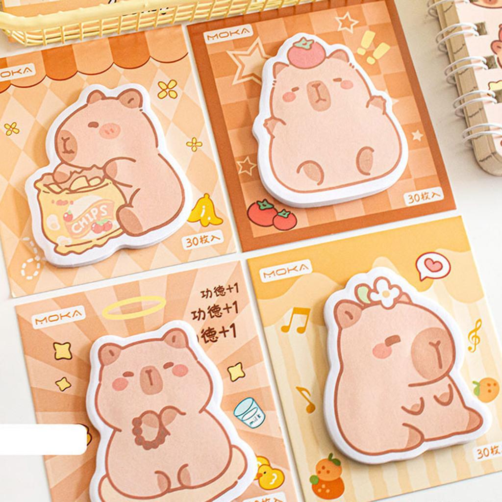 8Pcs Self-Adhesive Stick Notes Pad Cartoon Shape Stick Notes Stick Pad Removable Stick Notes Notepads Stick Note Pad Set