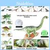 Мягкая силиконовая модель динозавра для детей, коллекционная, забавная, развивающая игра, подарок