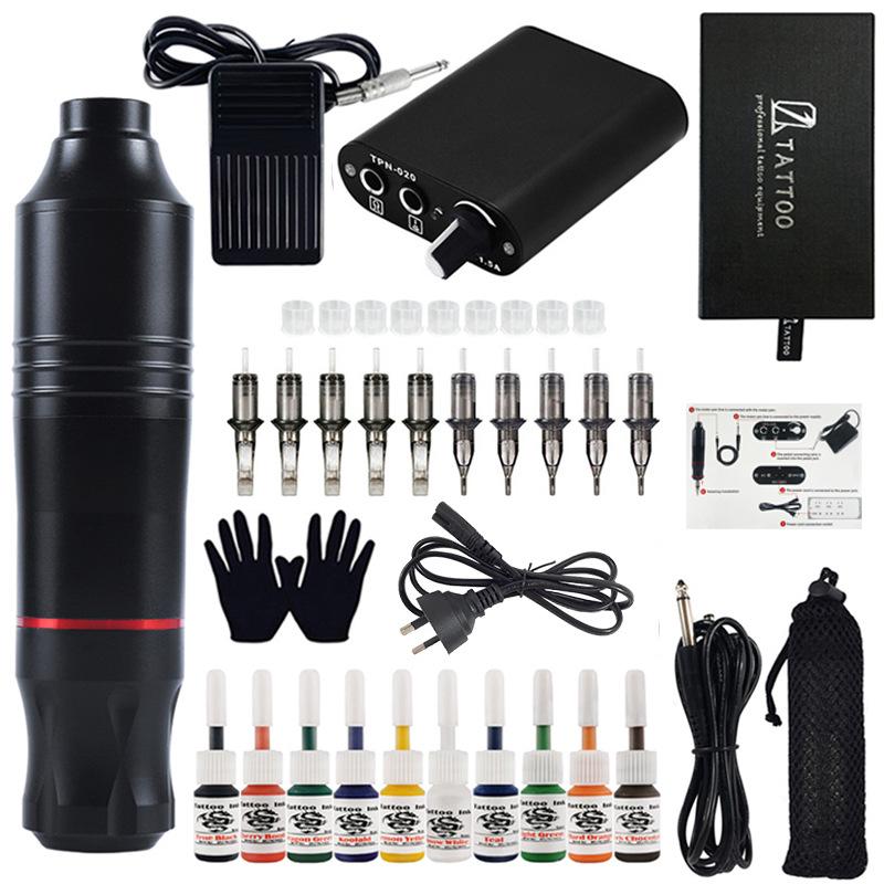 Набор моторных ручек для татуировок Набор ручек для татуировок Полный комплект оборудования для практики татуировки