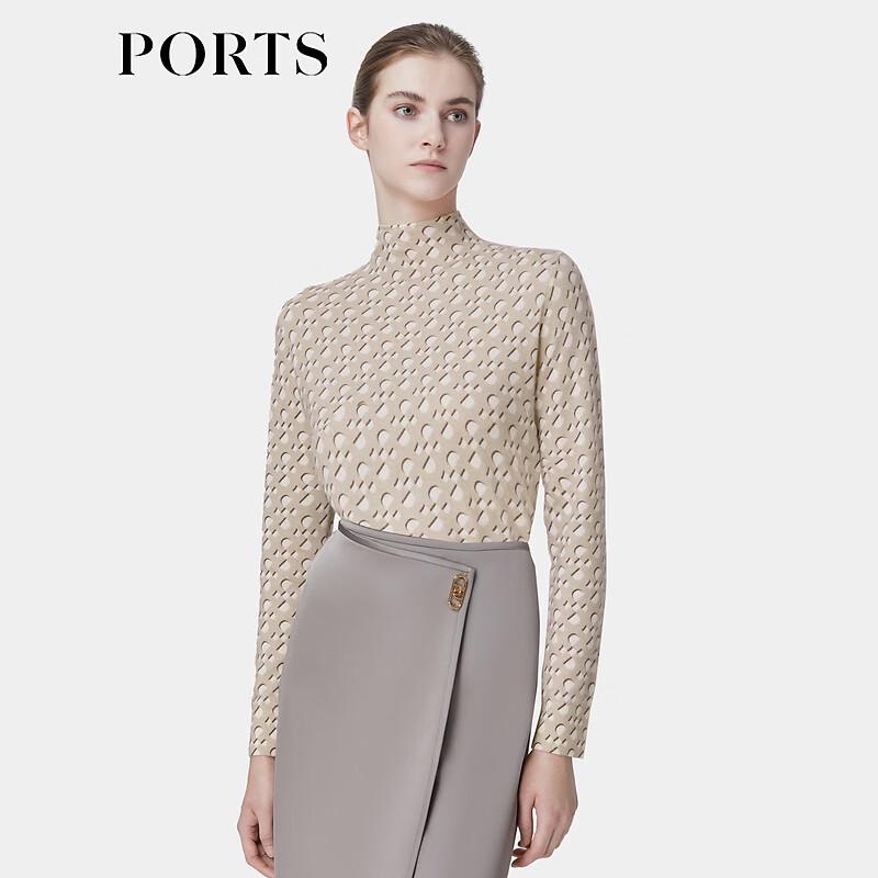 PORTS Women's Autumn/Winter Knitted High-Neck Sweater