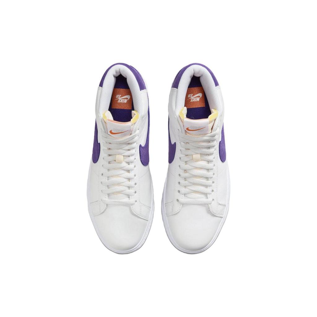 Nike Blazer Mid SB Court Purple Мужские кроссовки Белая резинка-Светло-Коричневый DZ4949-100