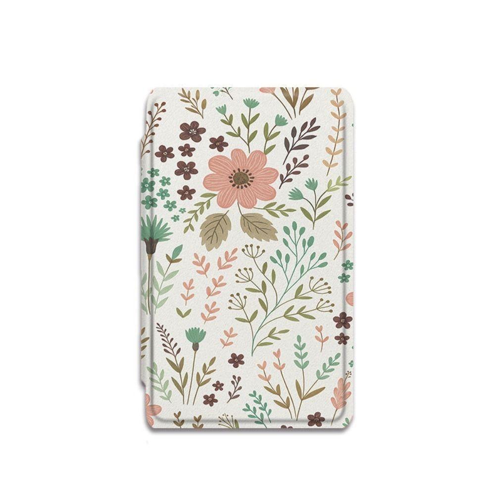 Anti-fall Protective Cover Floral Pattern Folio Shell Premium Magnetic Case for XTEINK X4/X3