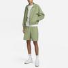 Nike Шорты Solo Swoosh Woven Oil Green/White для мужчин в уличном стиле DX0749-386