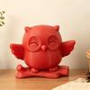 3D-печатная фигурка совы Милая сова на ветке дерева Статуэтка Мини-животное леса Украшение для дома Офиса Стола Полки Телевизора Книжной полки