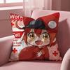 Подушка с принтом 'C-Cells at Work ANIME' - Многоцелевая наволочка для дома и автомобиля - Двусторонняя, Мягкая и Прочная для Ежедневного Использования