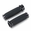 1" Black Handle Bar Hand grips For Harley Touring Sportster XL883 XL1200 Dyna