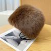 Теплая шапка из искусственного меха для женщин, осень-зима, японская толстая меховая шапка-ушанка, защищающая уши