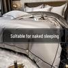 Luxurious Xinjiang Long-Staple Cotton 4-Piece Set: Autumn/Winter Bedsheets, Quilt Covers, and Bedding