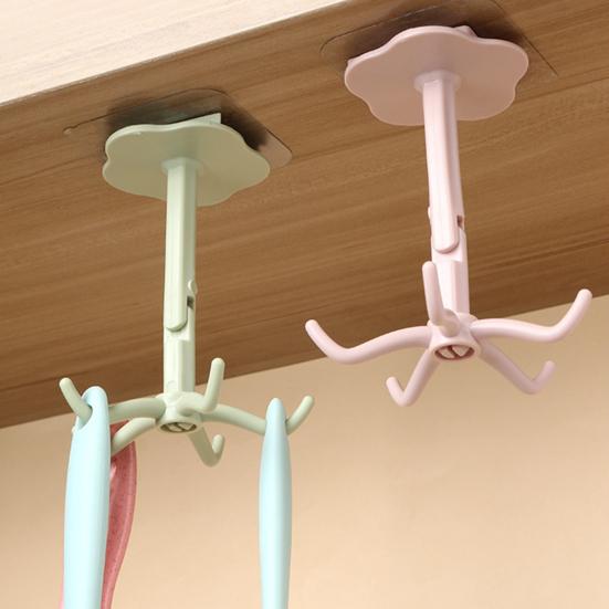 Storage Hook Sticky Easy To Install Sturdy Modern Daily Use Kitchen Utensil Hanger with Hooks Dorm Supplies KTY