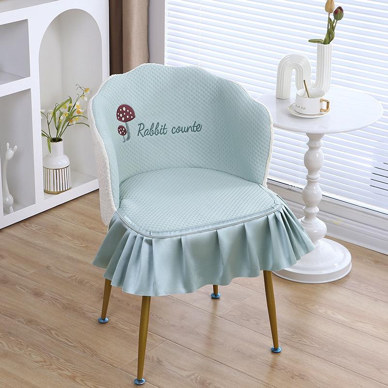 Утолщенный чехол для стула для макияжа, чехол для стула, расческа, туалетный столик, скамья, поручень для маникюра для девочек