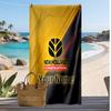New Holland Custom Beach Towel, Print Your Name Text Lightweight Absorbent Towel for Swimming Travel