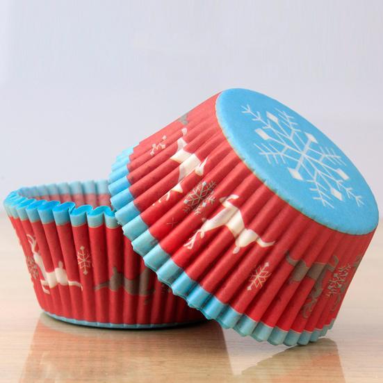 Simple DIY Cartoon Pattern Premium Microwave Safe Cupcake Liner Kitchen Tools Muffin Cup