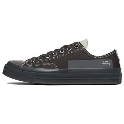 A-COLD-WALL* x Chuck 70 Ox Комфортные Трендовые Низкие Кеды из Канваса Унисекс Черные