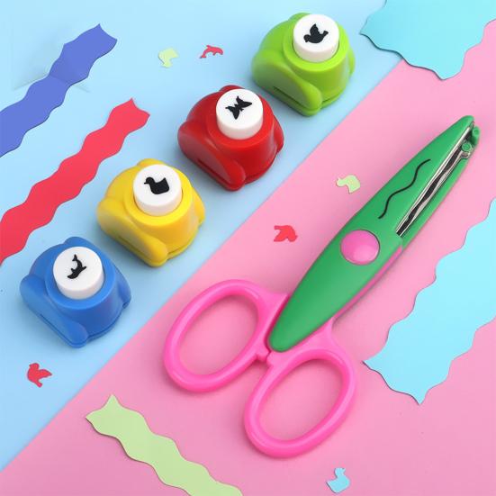 Набор дыроколов для творчества для детей. Безопасный материал. Развитие мелкой моторики.