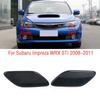 2PCS For Subaru Impreza WRX STI 2008-2011 Front Bumper Headlight Headlamp Washer Spray Jet Nozzle Pump Cover Cap Lid