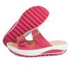Summer Women Wedge Sandals Belt Buckle Open Toe  Vintage Anti-slip Casual Female Slippers Platform Shoes Ladies Loafers