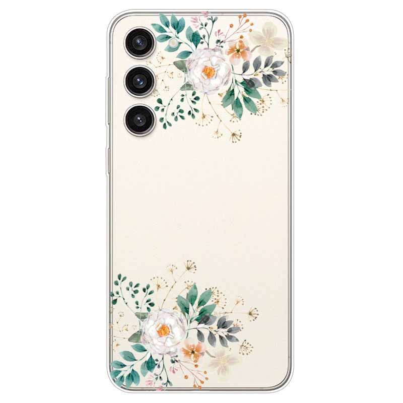 For Samsung S24 Plus Ultra S24 FE Case Clear Cover Soft Bumper for Samsung Galaxy S24 Ultra 5G Transparent Silicone S24 S24 FE