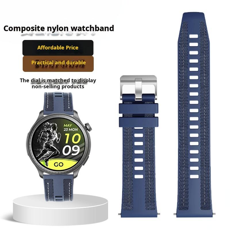 Ремешок для часов Huami Smart Amazfit Balance Cheetah Pro GTR4 Xiaomi Mi мужской спортивный композитный нейлоновый ремешок 22 мм