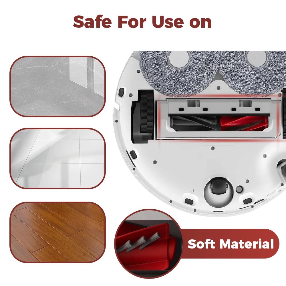 Запчасти для Roborock Qrevo 1AE/Curv/CurvC/Curv S1X/Edge/EdgeC/Edge S1A Пылесоса Боковые Основная Щетка Фильтры Тряпки для Мытья Пола Мешки для Пыли Комплект Набор