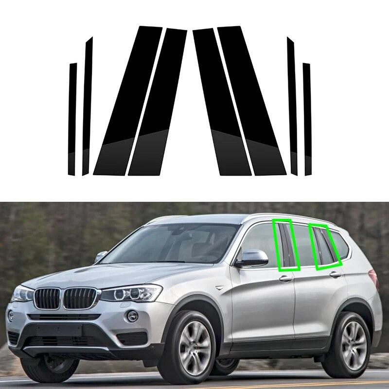 Стойки автомобиля, накладка на окно, наклейка на колонку BC для BMW X3 F25 2011 2012 2013 2014 2015 2016 2017, автомобильные внешние аксессуары