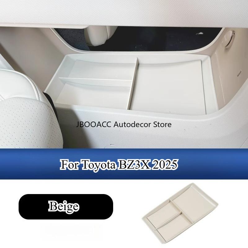 Для Toyota BZ3X 2025 Автомобильный центральный подлокотник Контейнер для хранения под подлокотником Органайзер Нижний ящик для хранения Декорация интерьера Модификация