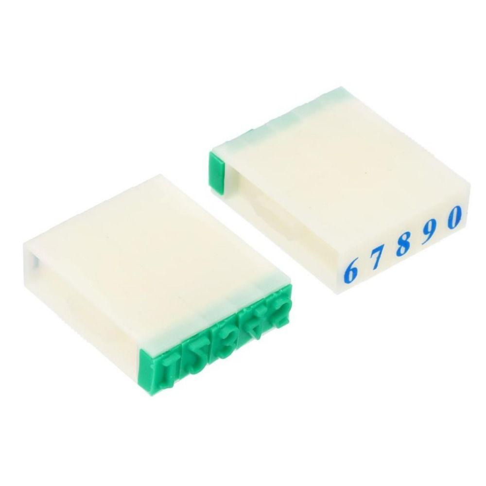 Detachable Number Stamps Numeral 0-9 Stamp Combination Set Tag Birthday Party