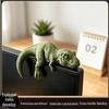 3D-печатная спящая фигурка Тираннозавра Рекса - Креативное персонализированное украшение для монитора