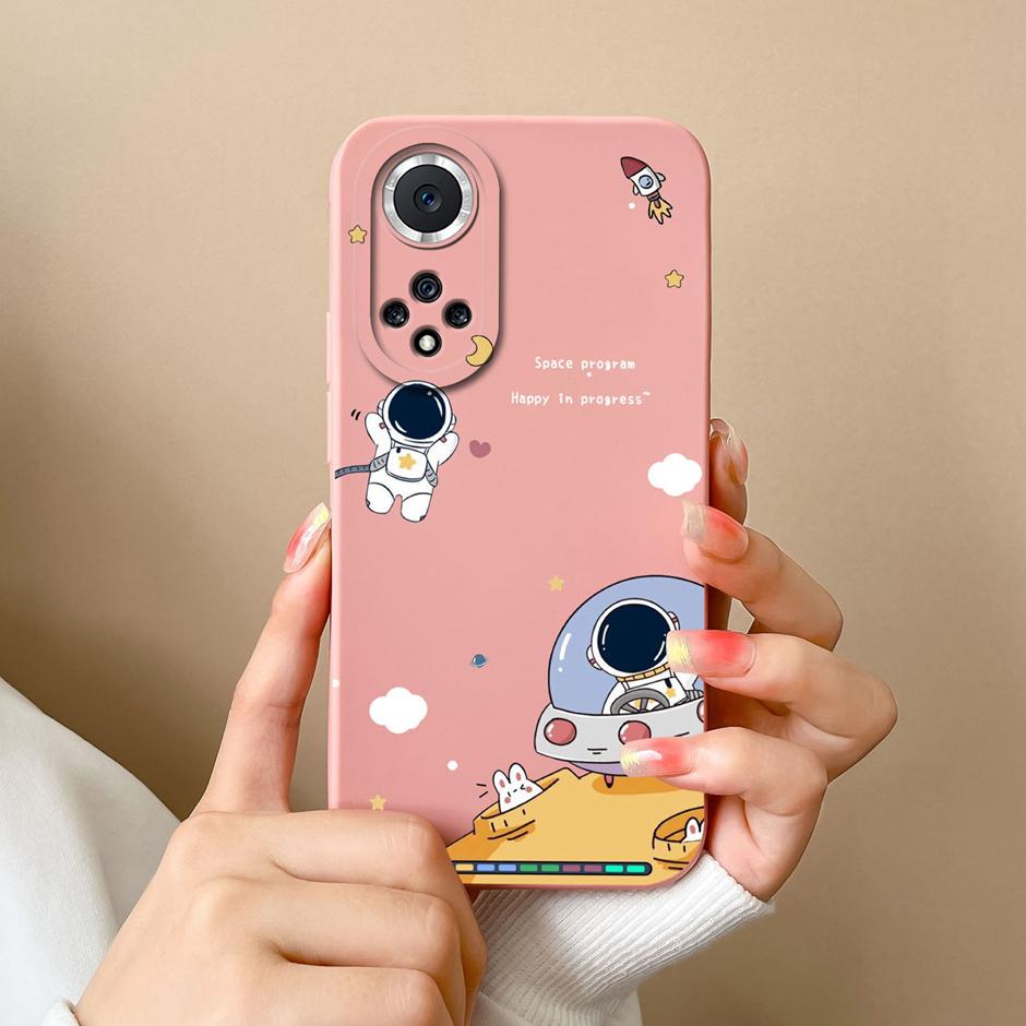 For Huawei Nova 9 Pro SE Case Pretty Butterfly Cartoon Shockproof Liquid Silicone Shell For Huawei Nova9 Pro SE Fashion Fundas