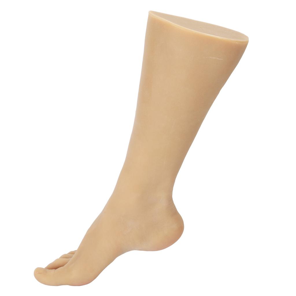 Мужская модель стопы, имитация пылезащитной мягкой TPE мужской манекен-ноги для практики акупунктуры и татуировки