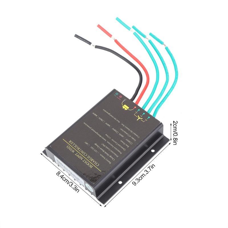 48 В водонепроницаемый контроллер ветряной турбины MPPT контроллер заряда 800 Вт регулятор мощности ветра