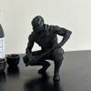 Забавное украшение Ninja Warrior Креативная модель ниндзя Игрушка Модное 3D-печать Воинские украшения Офис