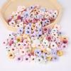 50pcs/lots Three Layer Daisy Simulation Flower DIY Headwear Hat Decoration Material New Product Small Flower