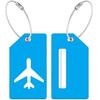 1PCS Plane Style  Luggage Tags Women Travel Accessories Silica Gel Suitcase ID Address Holder Baggage Boarding Tag Bag Label