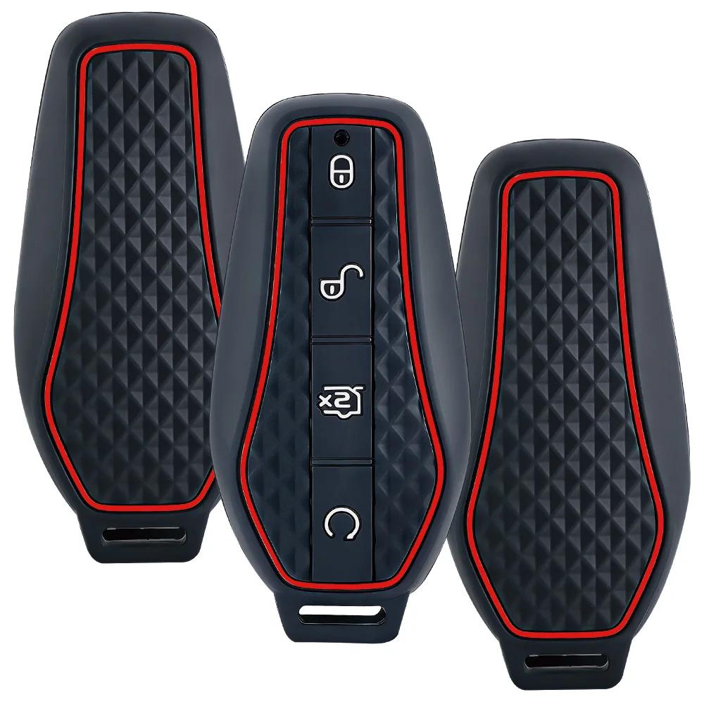 Силиконовый Держатель Чехол Брелок для Автомобильного Ключа Для Byd Atto 3 Han Ev Dolphin Song Pro Max Tang Dm Yuan Dolphin E2 Qin Plus