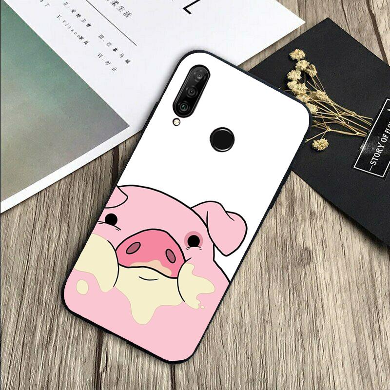 Милый РОЗОВЫЙ Кавайный Поросенок Для Huawei Nova Y72 Y73 Y90 Y70 Y60 Y91 Y61 12s 12i 11i 8i 9 10 SE P40 Lite P60 P30 Pro Чехол