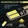 2-20 шт. Светодиодная лампа T10 W5W Canbus 12V 24V 6500K Белый Супер Яркий Для салона автомобиля, купола, двери, багажника, номерного знака, клиновидная, боковые огни, купольные огни 6