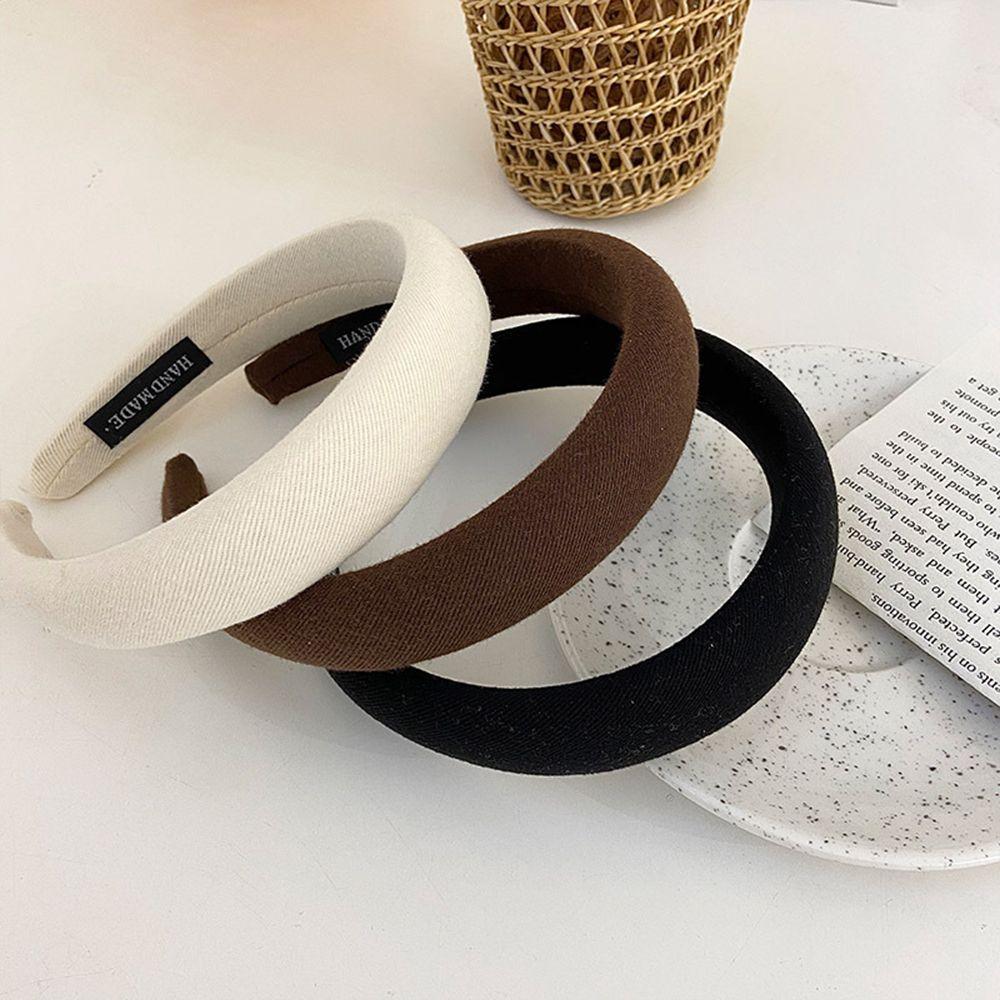 Толстый бархатный ободок модная повязка для волос женская повязка на голову осень-зима повязка на голову губка головной убор