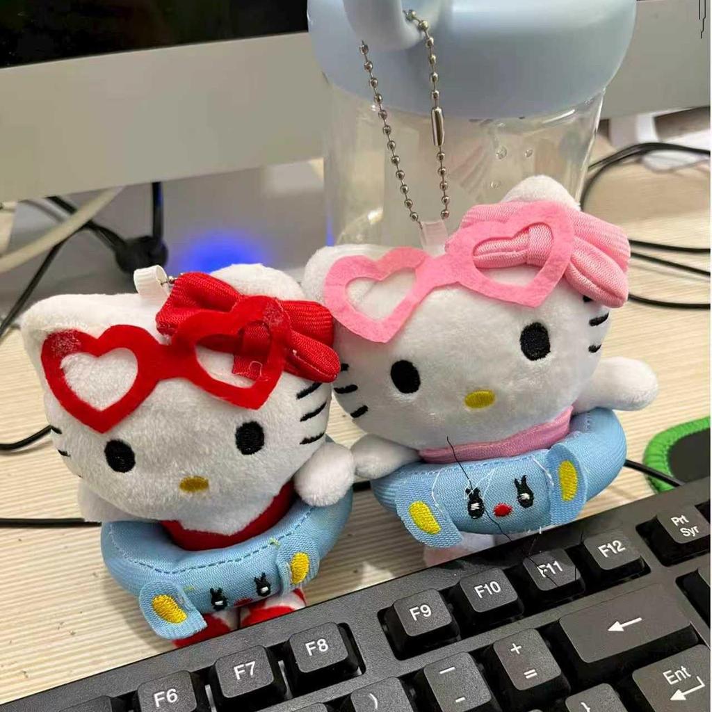 Hello Kitty Бикини Надувное кольцо Подвеска и Сердце Плюшевая кукла Брелок Шарм