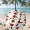 Manchester Football Print Umbrella Automatic Opening/ Closing - Portable Foldable Design - Daily use for Travel/Outdoor - Gift for Birthday