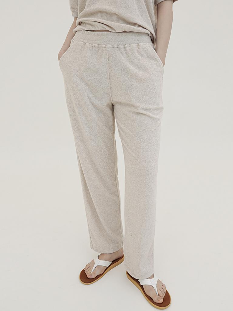 CHIQUITA Terry Pants Oatmeal 250705Ot