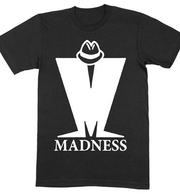Madness BAND черная футболка с коротким рукавом Все размеры S-5XL 1T320 Унисекс футболка