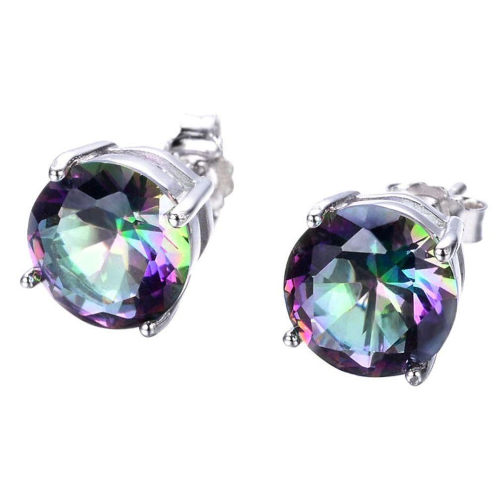 Luxury Zircon Women's Earrings Sparkly Versatile Drop Earrings Dangle Stud Earrings Formal Occasions