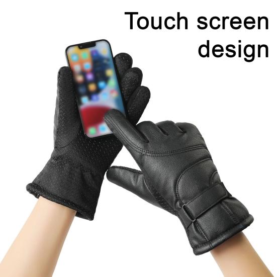 1 пара термоперчаток для езды, водонепроницаемые, ветрозащитные, с сенсорным экраном, термофлисовые, для бега, катания на лыжах, работы, мотоциклетные перчатки для холодной погоды