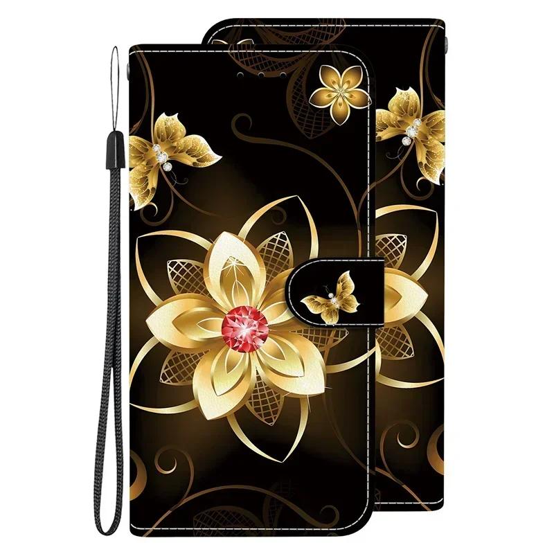 1/10VII Чехол для Sony Xperia 1VII 10VII Coque Мультяшный кожаный чехол для Sony 1VII Xperia 10VII Funda Чехол-книжка с кошельком