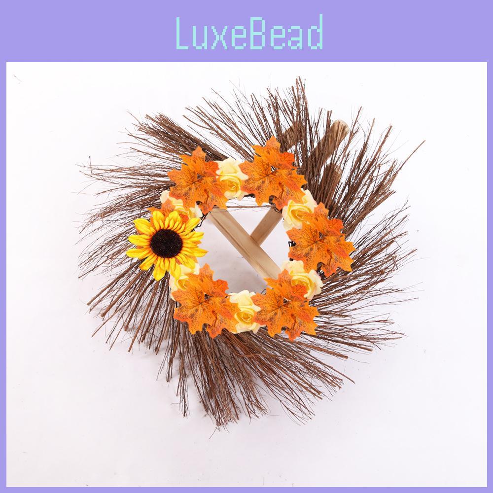 Очаровательные Хэллоуинские DIY Декоративные Элементы Декоративный Венок "Солнечный нимб" Для Радостных Праздничных Посиделок