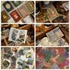 phone decoration plant craft paper sheets post card scrapbook paper cardcoard journaling supplies