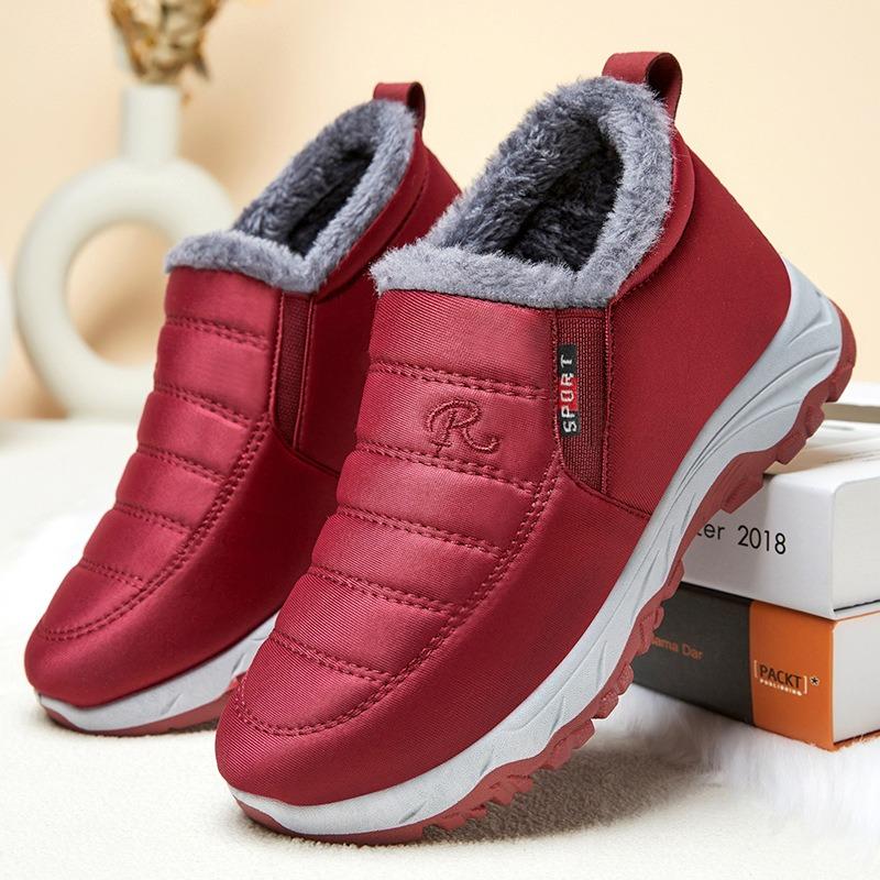 Cotton shoes women's winter new shoes women's couples walking shoes piled thickened men's and women's snow boots women