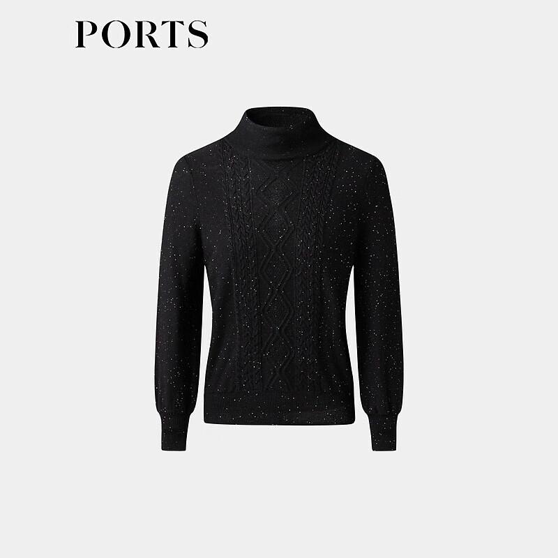 PORTS Women's 2024 Autumn/Winter Mock Neck Sweater