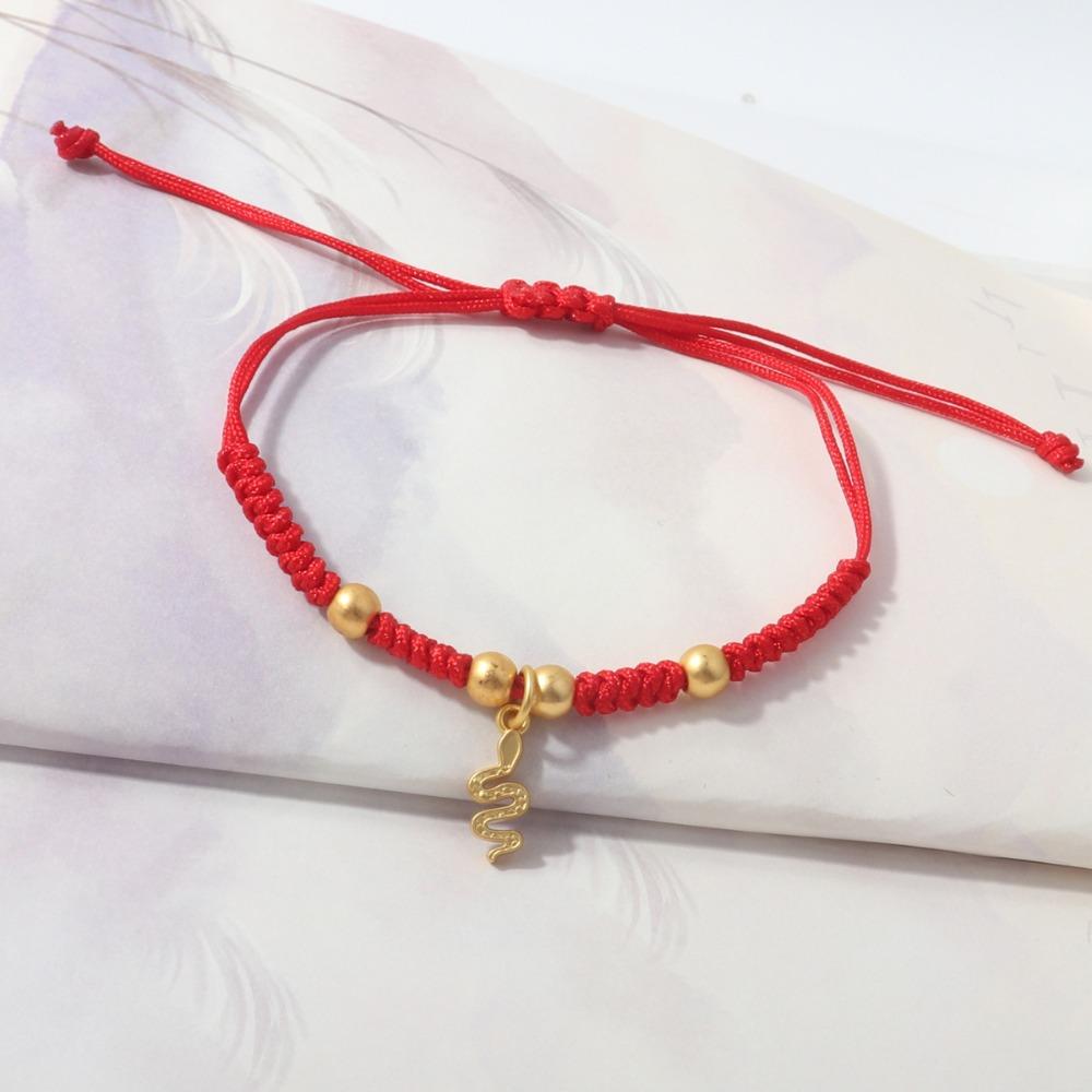 New Year Snake Year Bracelet Hand Rope Fortune Bracelet Unique Lucky Red Rope Decoration